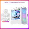 SAMA God of Light Mini White mATX240 Case with Transparent Side Panel