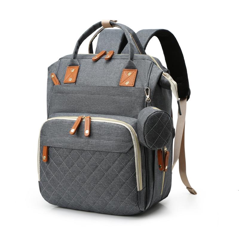 Multifunctionele Mummy Rugzak met Grote Capaciteit - Lichtgewicht, Draagbare Baby Tas met Meerdere Vakken voor Uitstapjes.