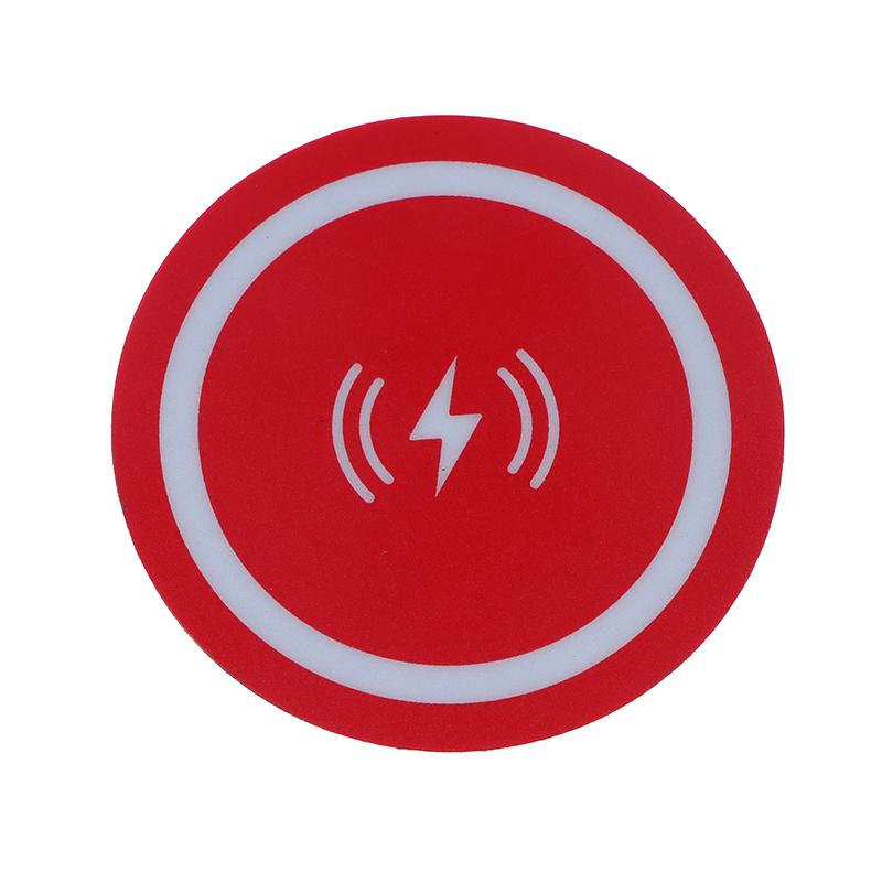 

Универсальный автомобильный держатель с магнитным креплением, наклейка, железный лист для мобильного телефона, металлическая пластина, ультратонкая, поддерживающая беспроводную зарядку Round Red