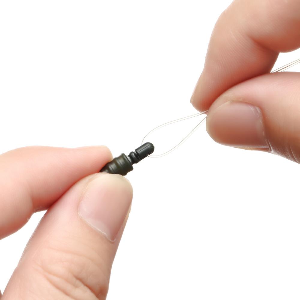 Beads Instantly Shock Terminal Bead Fishing Rigs Connector Bead Fishing Feeder Line Holder Trough