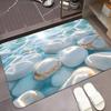 Pebble Floor Mat Quick Drying Water Absorption Shower Room Bathroom Entrance Carpet Wear-resistant and Dirt Resistant Foot Pad