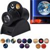 Projektor Gwiazda Planeta Ziemia Księżyc Lampa Projekcyjna USB Ładowalne Tło Atmosfera Lampa Nocna LED na Imprezę Urodziny Dekoracja