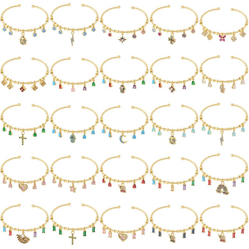 Käfer Oktagramm Regenbogen Spleißarmband Personalisiertes Geometrisches Wassertropfen Vierblättriges Kleeblatt Armband Vl648