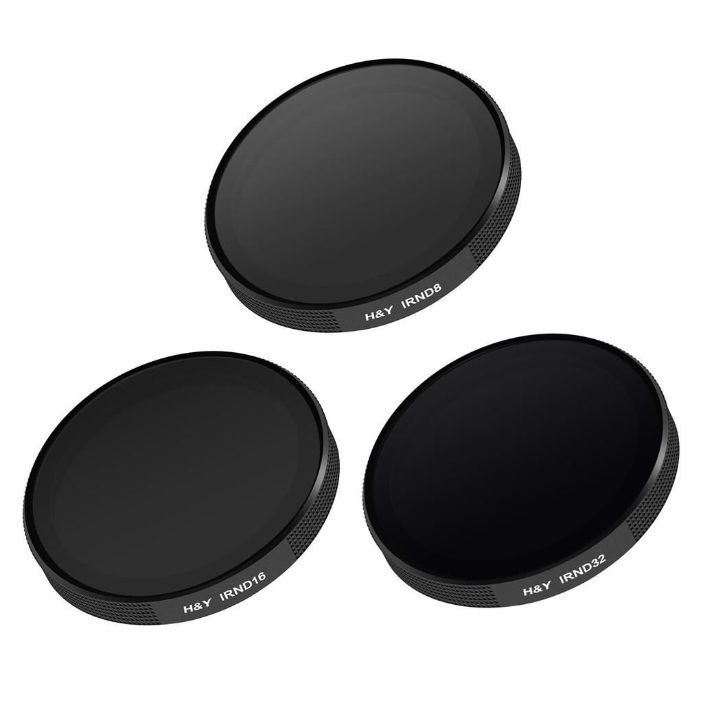 ND Filter Set for DJI Osmo Action 6 Set H&Y (ND8, ND16, ND32) - 3-Piece (DJI-A6NK)