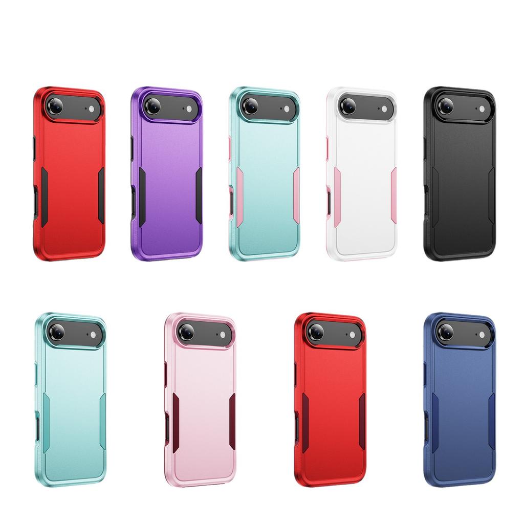 Mobile Phone Case Military Machine Anti Fall Protection Frosted Anti Slip Mobile Phone Accessory Protective Cover for Apple 17 Phone Case