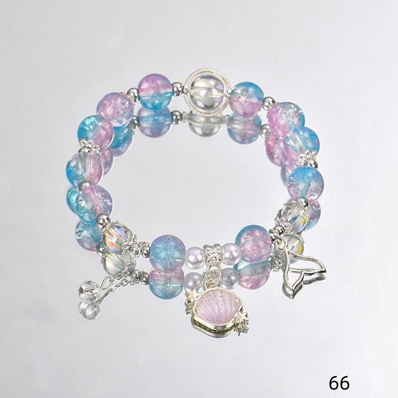 Mori Style Starry Sky Crystal Butterfly Bracelet - Elegant, Versatile Fairy Design for Women and Best Friends