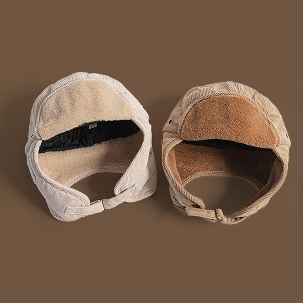 Windproof Snow Cap Warm Winter Ski Cap Retro Lei Feng Hat  Men Women