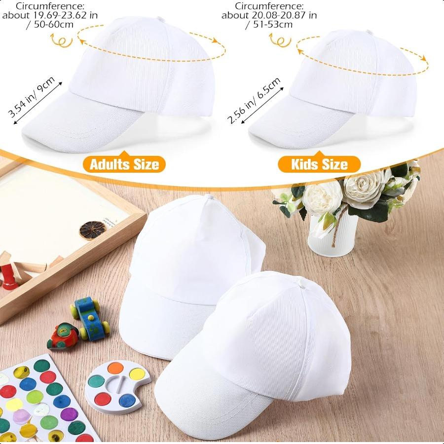 

Бейсболки DIY DIY Креативная роспись Регулируемая белая бейсболка Взрослые для лагеря Спорт на открытом воздухе Роспись United States