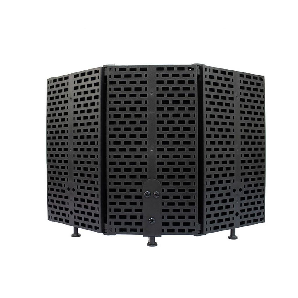 Microphone Isolation Shield Professional Absorbing Foam Panel Filter Vocal Foldable Recording Microphone Sound Shield