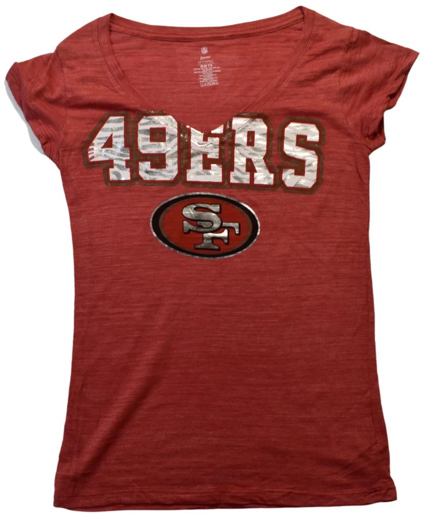 Одежда для подростков NFL, юниоров, Футбольная футболка San Francisco 49ers, Новая, Размеры M, L, XL M