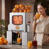 Commercial Orange Juicer Machine, 120W Electric Orange Juice Press, Stainless Steel Orange Squeezer for 20 per Minute, Lemon Citrus Pomegranates
