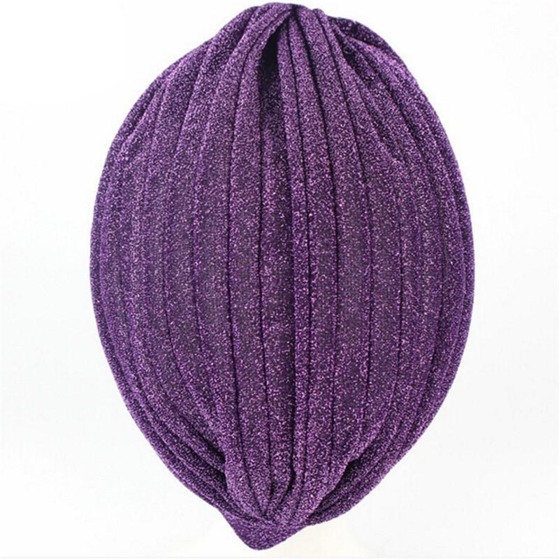 Männer Frauen Dehnbar Weich Indischer Stil Turban Hut Kopftuch Band Mütze