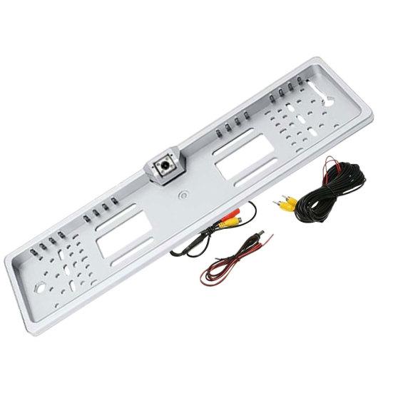 HD 1080P European Plate Frame Car License Rearview Reversing Night Vision Camera