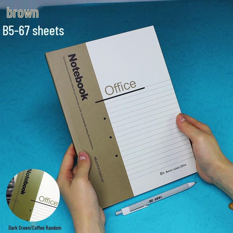 Großes Hardcover-Notizbuch - A4/B5/A5 Schülerheft, Tagebuch, Kassenbuch