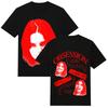 Obsession Nikki Maglietta con Faccina Corrucciata Maglietta Grafica Vintage T-Shirt Donna Estetica Street Style Manica Corta Magliette in Cotone Unisex