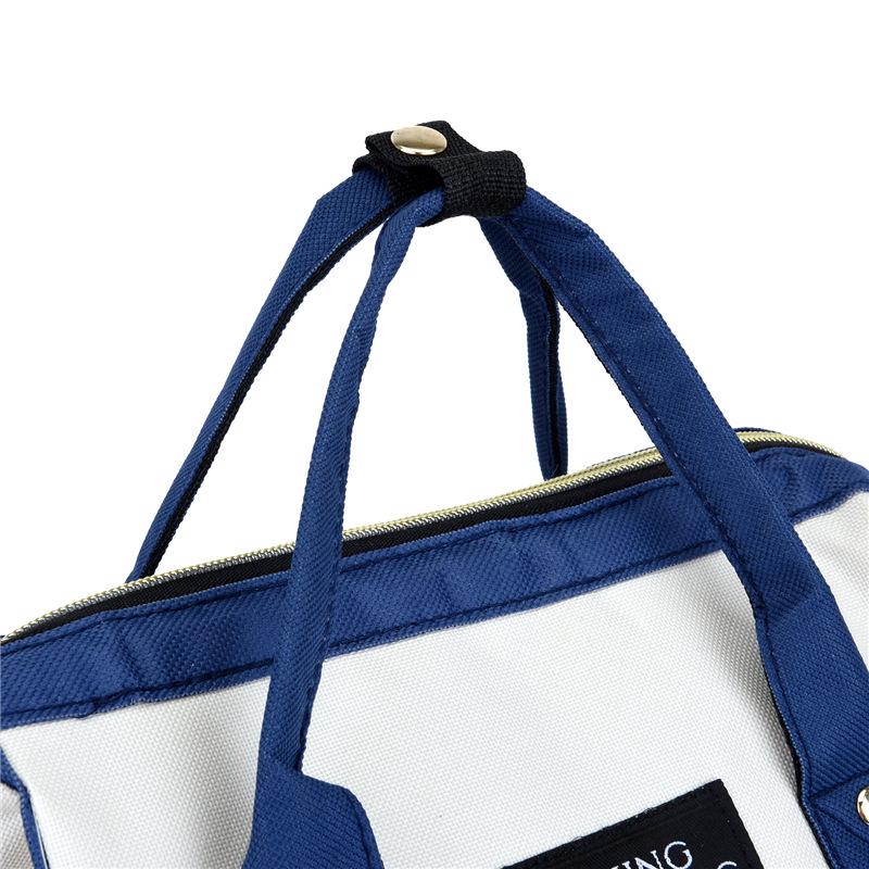 Large Capacity Splash-proof Mummy Bag: Fashionable Multi-Purpose Travel and Baby Bag