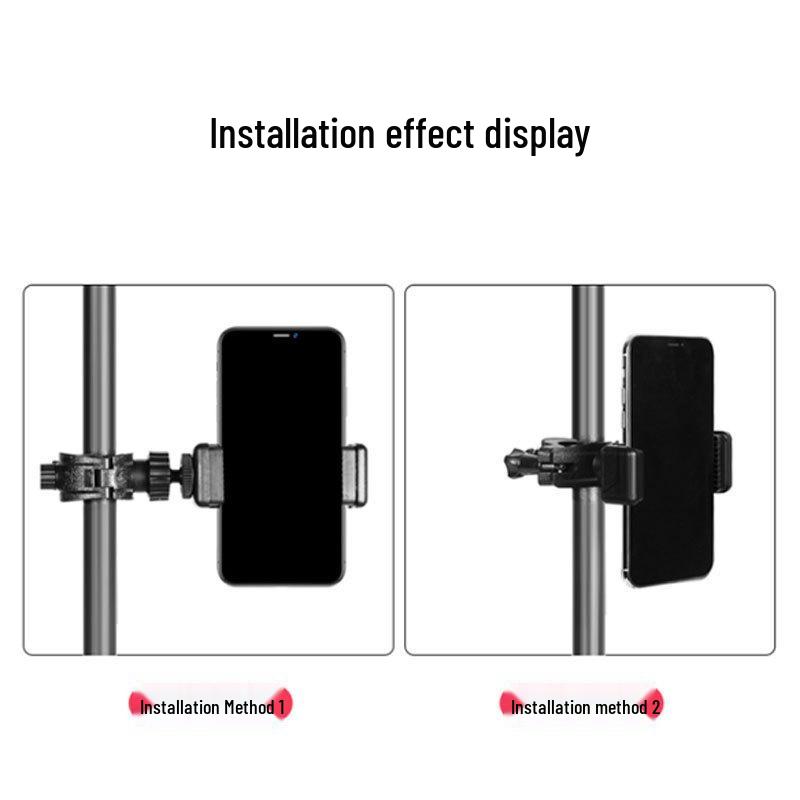 

Universal Phone Clip Holder for Vlogging & Live Streaming - Multifunctional Portable Accessory