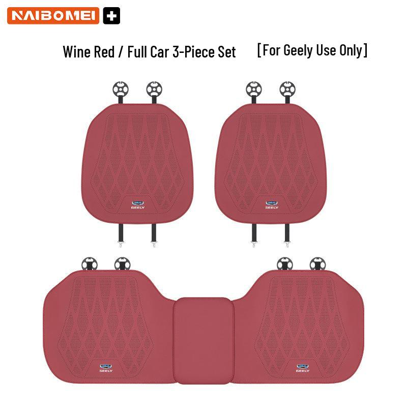 Leather Seat Covers for Geely Cars: Xingyue, Binyue, Emgrand, Borui, Geometry, ICON - Front and Rear Seats