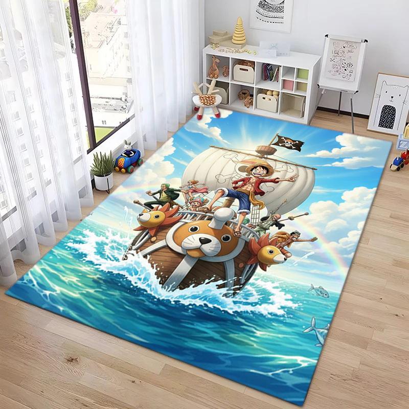 Starring the Japanese cartoon ONE PIECE Monkey D. Luffy carpet is suitable for living room and bedroom doormats office balcony decorative carpet V21