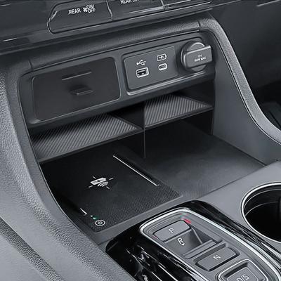 2PCS Center Console Organizer For Honda Pilot 2025-2025/2026 Passport Interior Hiddne Car Drawer Storage Box Tray Glove Dividers