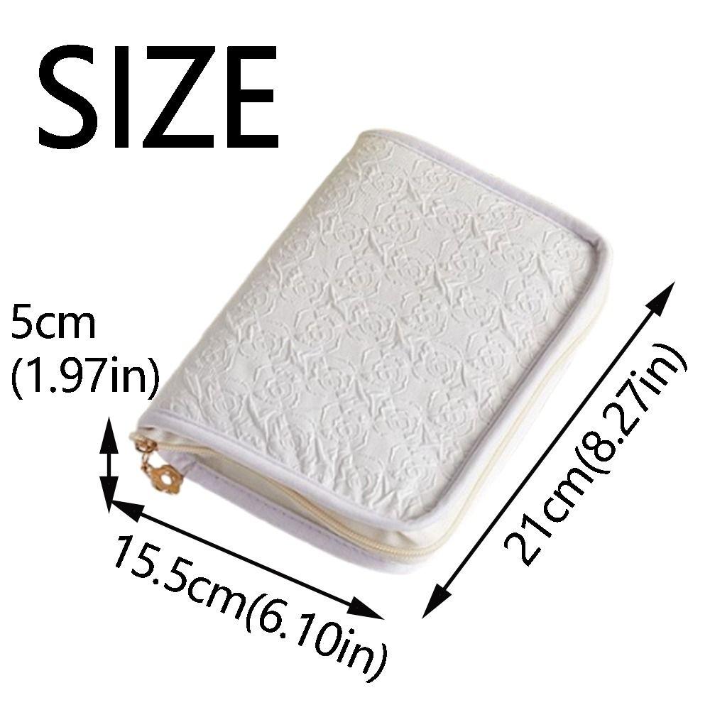 Fashion Jewelry Storage Bag Rose Pattern Jewelry Display Case Travel Jewelry Organizer  Travel