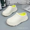 Kochschuhe Herren Frühling rutschfest, wasserdicht und ölbeständig Küche Herrenschuhe schwarze Plateauschuhe Herren Slipper Arbeitsschuhe
