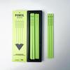 Premium Black Wood Pencil with Green Barrel, Safe for Elementary & Kindergarten Students, 2B & HB Options Available.