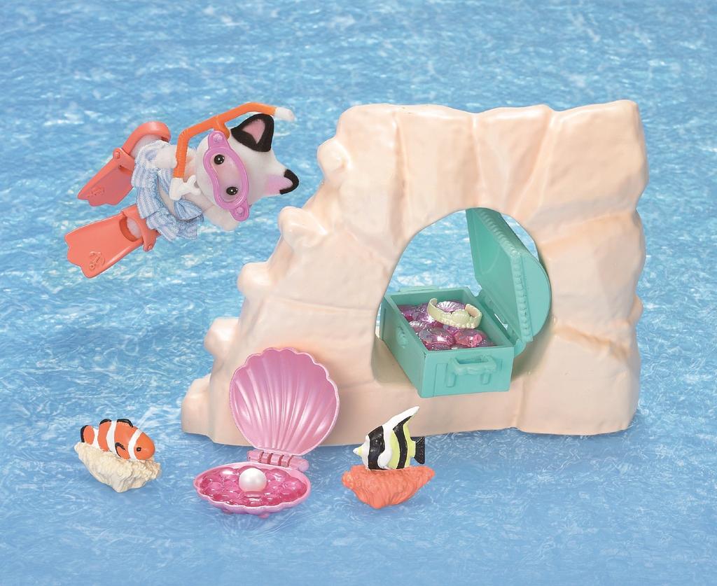 Sylvanian Families Rodinný výlet Hledání pokladu [Sea Set] M-04
