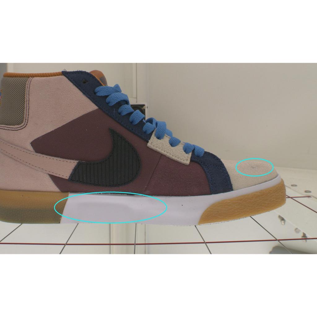 Pre-owned Nike Blazer SB Zoom PRM Cashmere Mosaic DA8854-600-P26085363819985