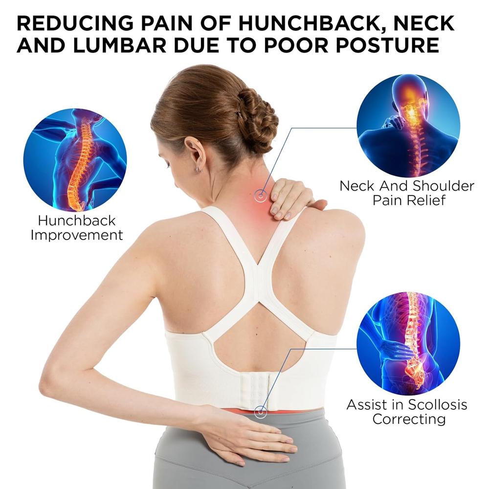 Durable And Safe 1Pcs Posture Corrector Back Bracecomfortable Shoulder Strap Hunchback Correction Belt Spine Support For Adult Men Women Sports