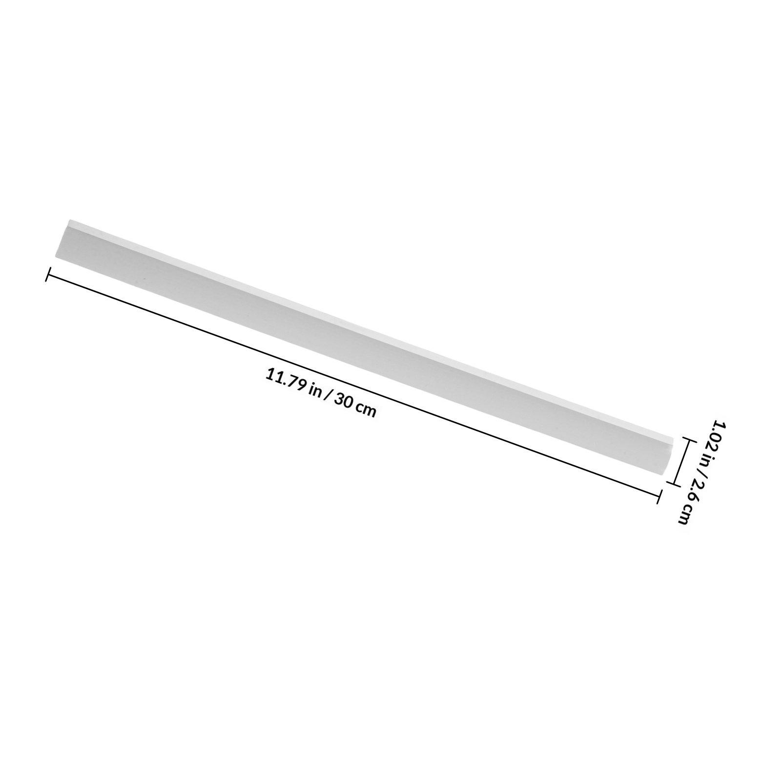 

2Pcs Plastic Dustpan Lip Replacement Soft Pressure Bar Scrubbing Edge Strip for Floor Cleaning Table Wiping Garbage Shovel