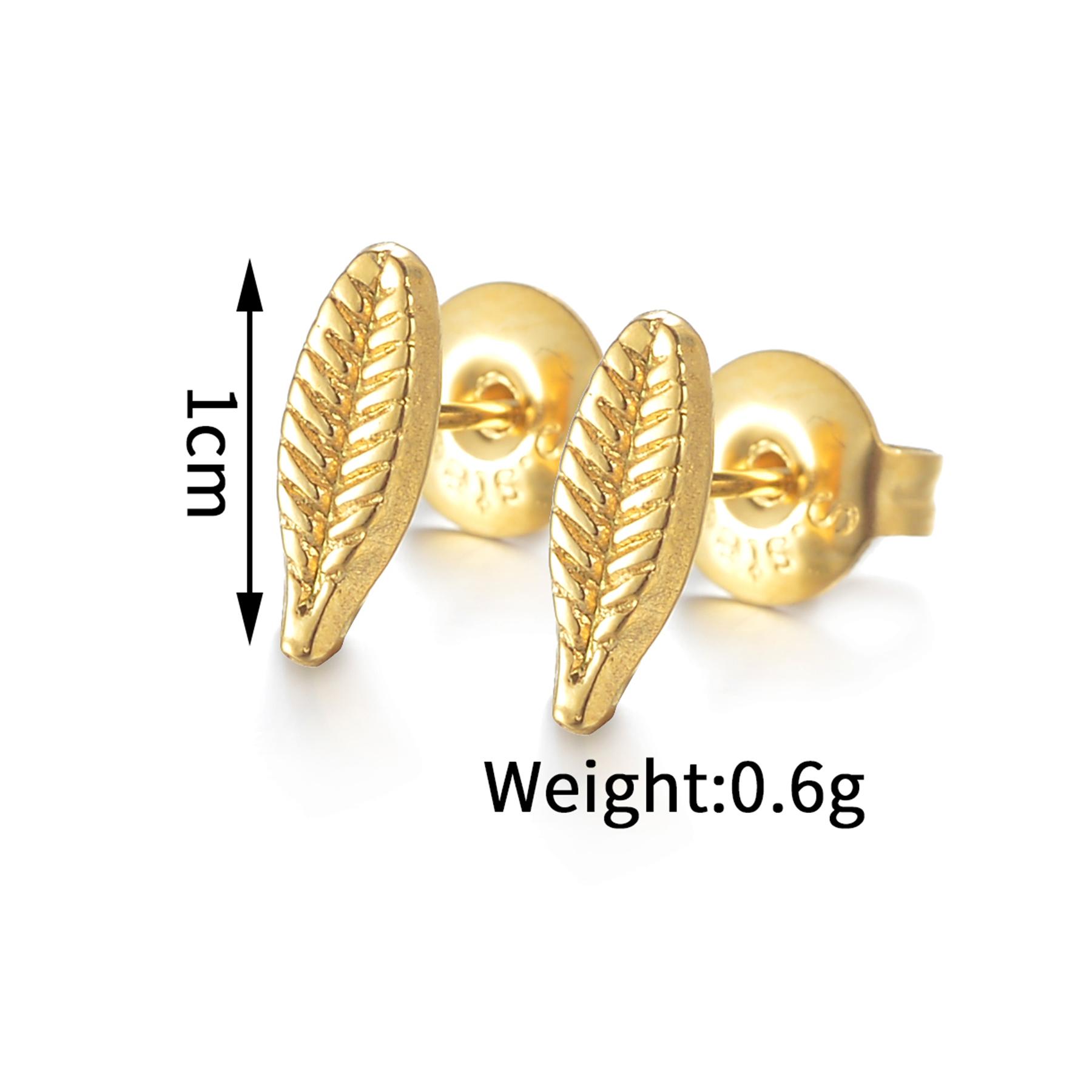 

Atoztide New Multiple Styles Gold Color Earrings for Women Girl Stainless Steel Heart Star Shell Stud Earring Daily Jewelry Gift