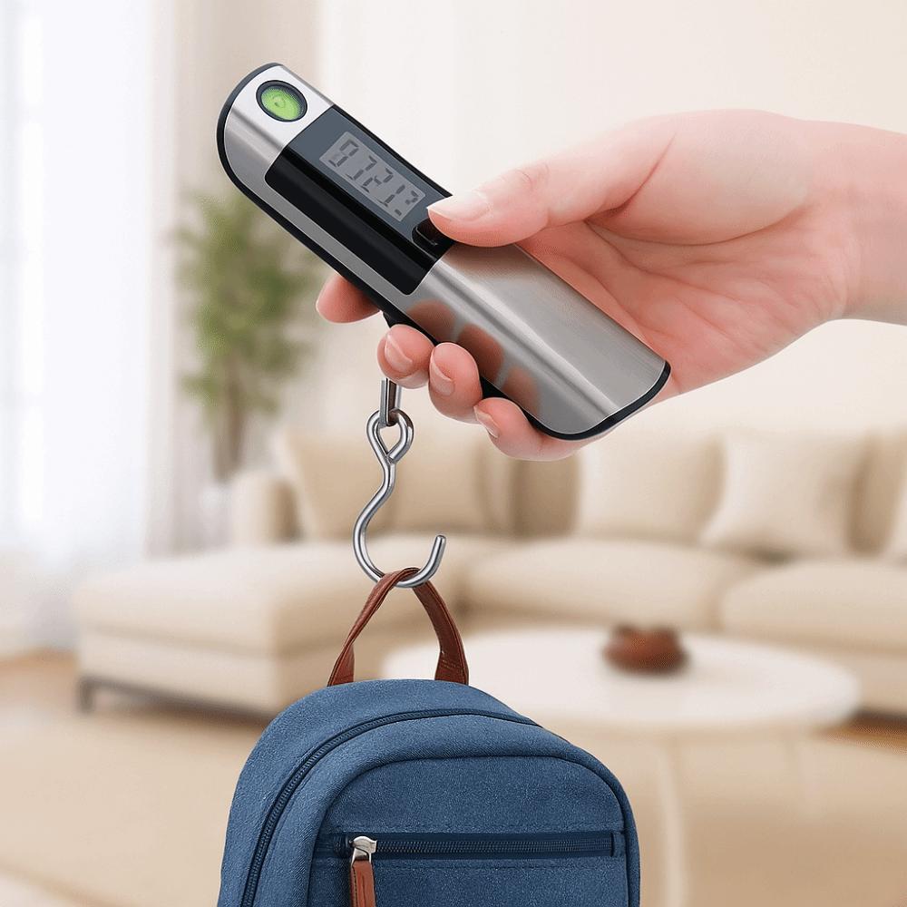 50Kg/110Lb Hand Luggage Scale High-Precision Mini Hook Weighing Luggage Weigher  Travel