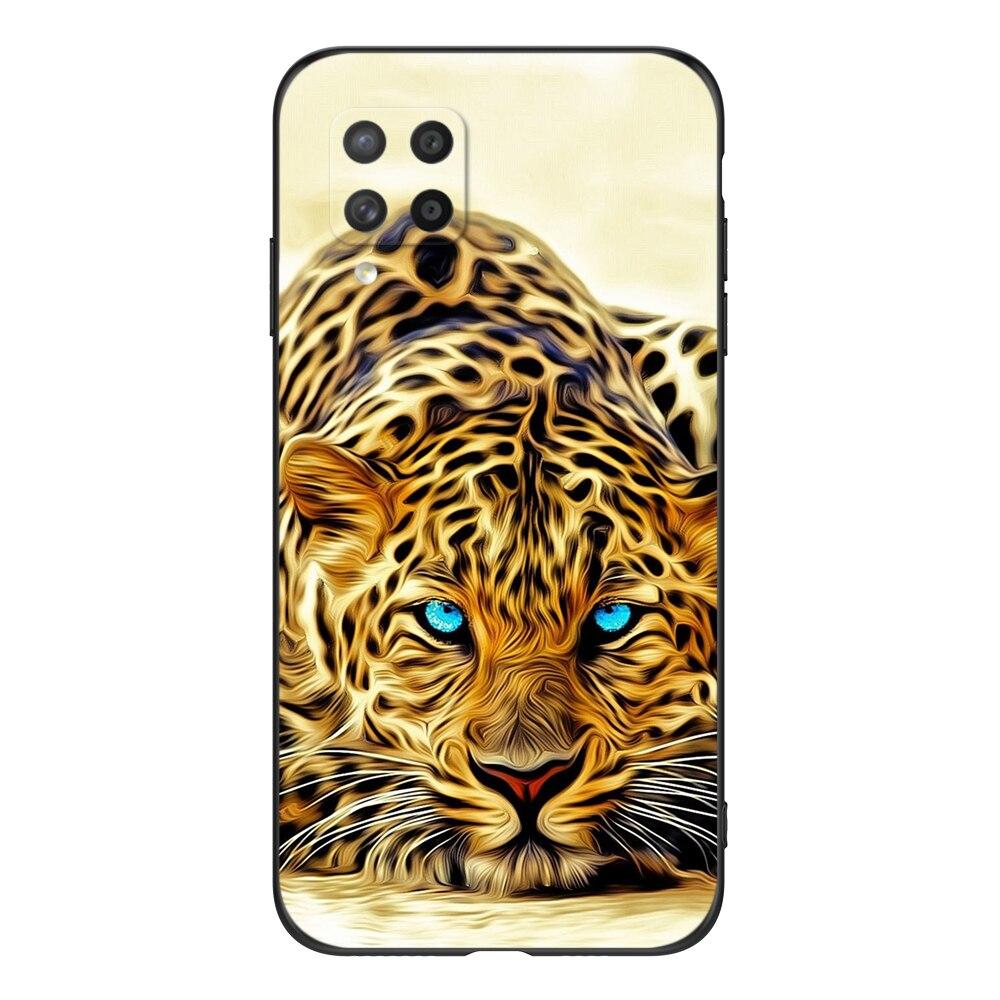 For Samsung Galaxy A42 5G Case For GalaxyA42 A 42 5G SM-A426B A426 Phone Cover 6.6inch Black Tpu Case Lion Wolf Tiger Dragon