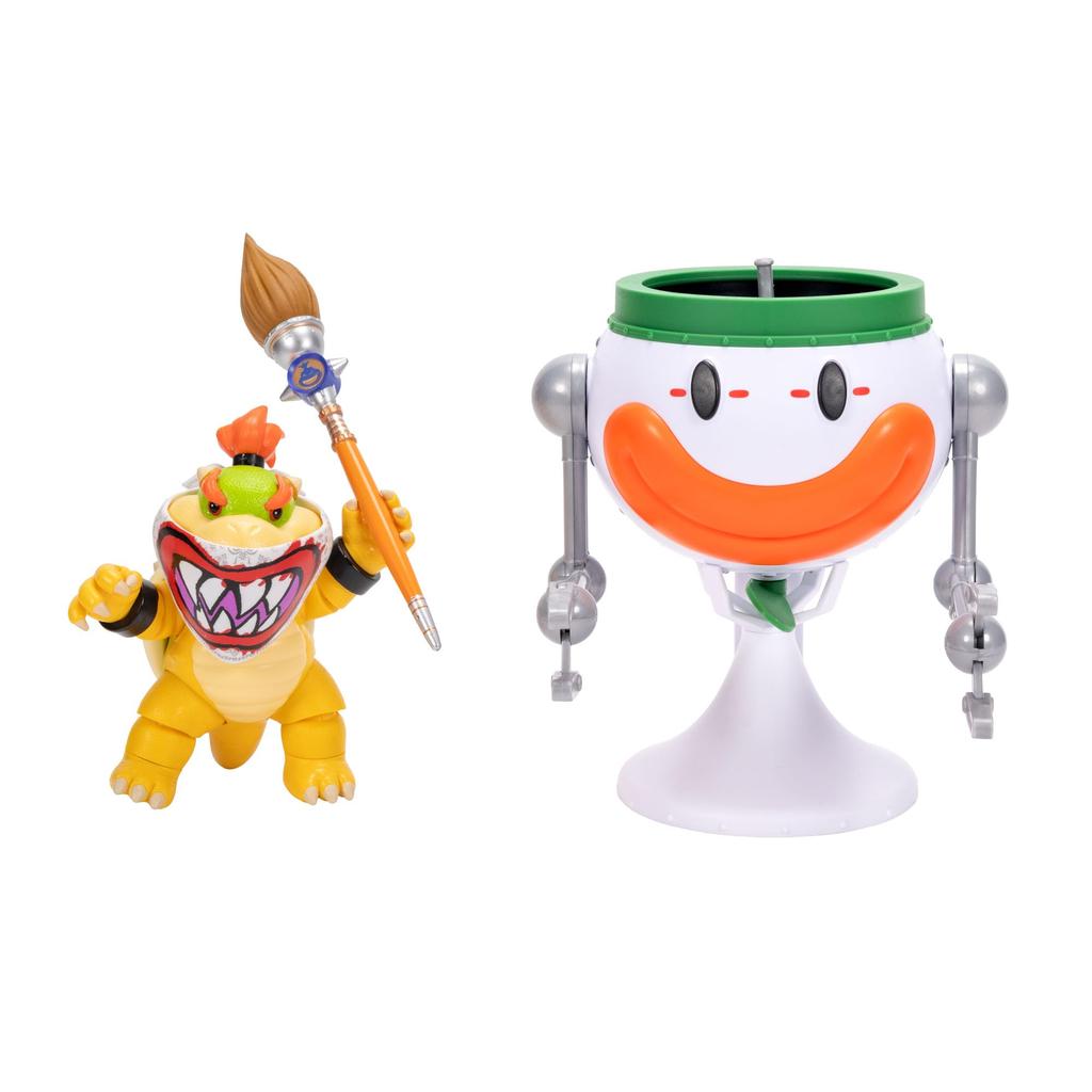 Sanei Boeki The Super Mario Galaxy Movie Action Figure DX Bowser Clown Jr. TSM2-15