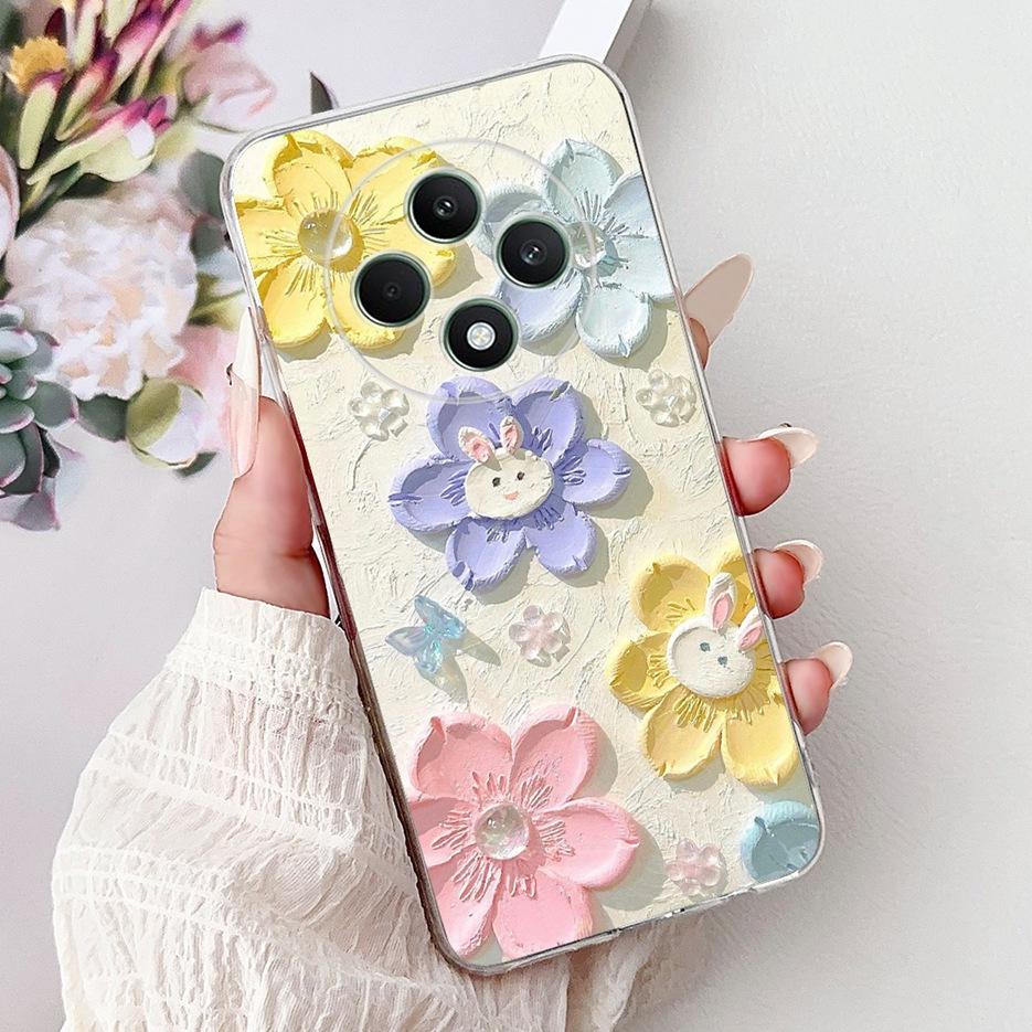 For Oppo Reno 12F 4G Case CPH2687 Stylish Butterfly Painted Cover Soft Silicone Case For Oppo Reno12 F Reno 12 FS Reno12F Bumper