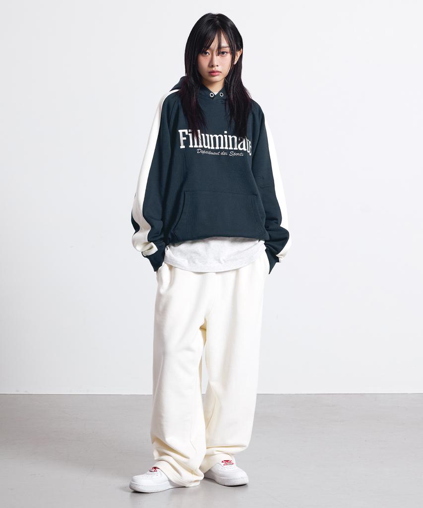 Sports Block Hoodie - Charcoal