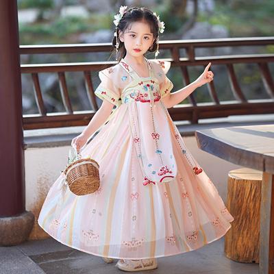 Girl Hanfu Ancient Costume Children Chinese Style Little Girl Dress Tang Dress Princess Skirt National Costume Children