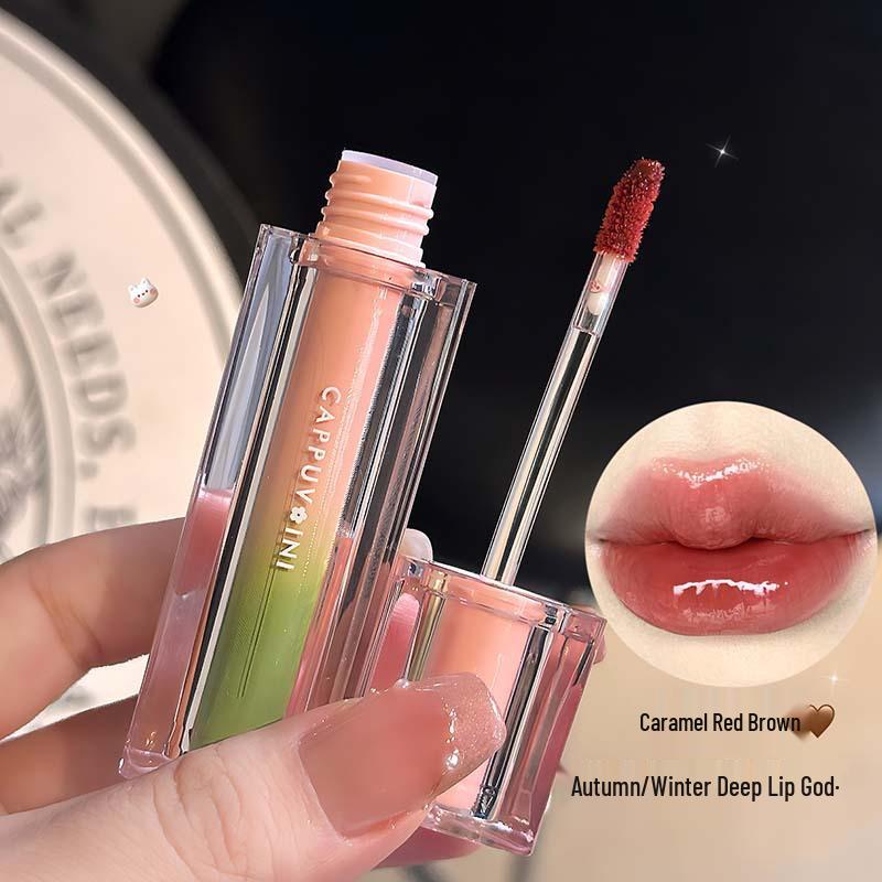 Cuiying Glass Mirror Lip Glaze: Moisturizing, Water-Light Lip Color for Spring/Summer