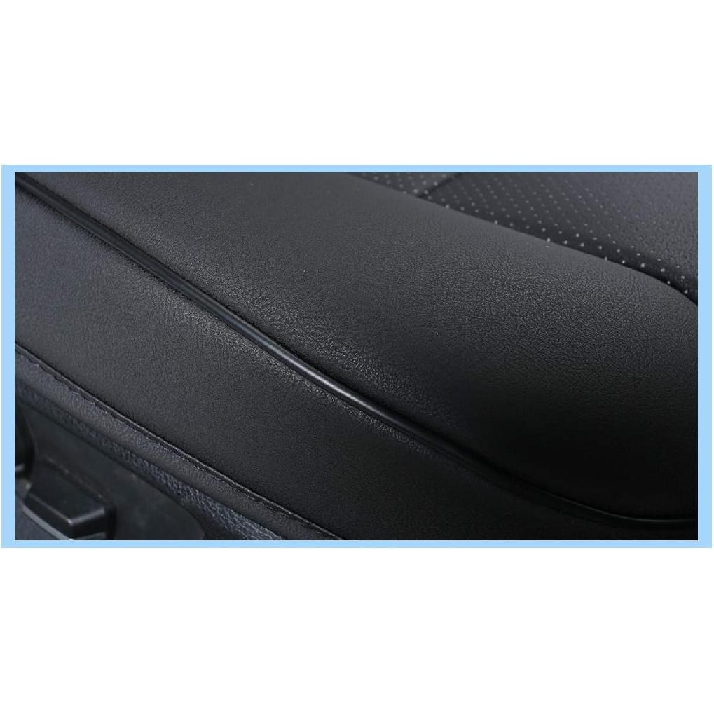 Luxury PU Leather Car Seat Cover Protector Front, Bottom Single Seat Cover-Compatible with 90% Vehicles (Width 20.8 ×deep 21×Thick 0.2 Inch)