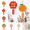 6-style Lucky New Year Pendant Hangable New Year Tags  New Year's Day