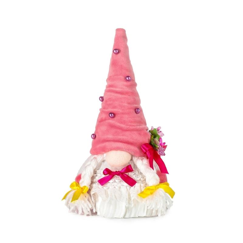 Mothers Day Faceless Doll Ornament Old Man Gnome Decorations Dwarfs Figurines Tabletop Ornaments for Home Mothers Gift