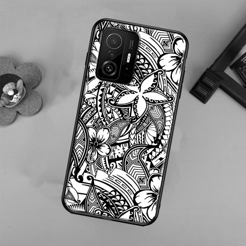Maori Tribal Samoan Polynesian Case For Xiaomi 13 14 Ultra 11T 12T 13T 14T Pro POCO X7 Pro X3 X5 X6 F3 F5 F6 M6 Pro Cover
