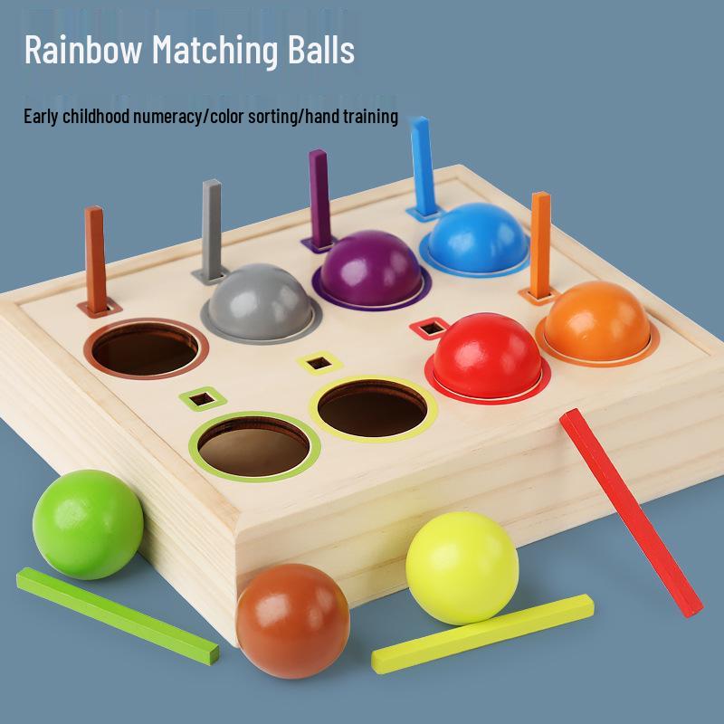 Colorful Educational Wooden Toy Jigsaw Puzzle for Toddlers and Kindergarten Table Games