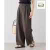 ROPE PICNIC Airy Linen-like Tuck Wide Pants UV CutQuick Dry Other Brown Beige Black White Blue Navy