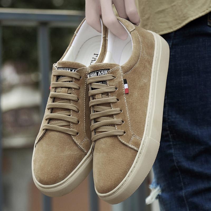 Italian Brand Minimalist Men's Casual Shoes Outdoor Oxford Shoes Wear-resistant Soles Leather Increased Height British Shoes