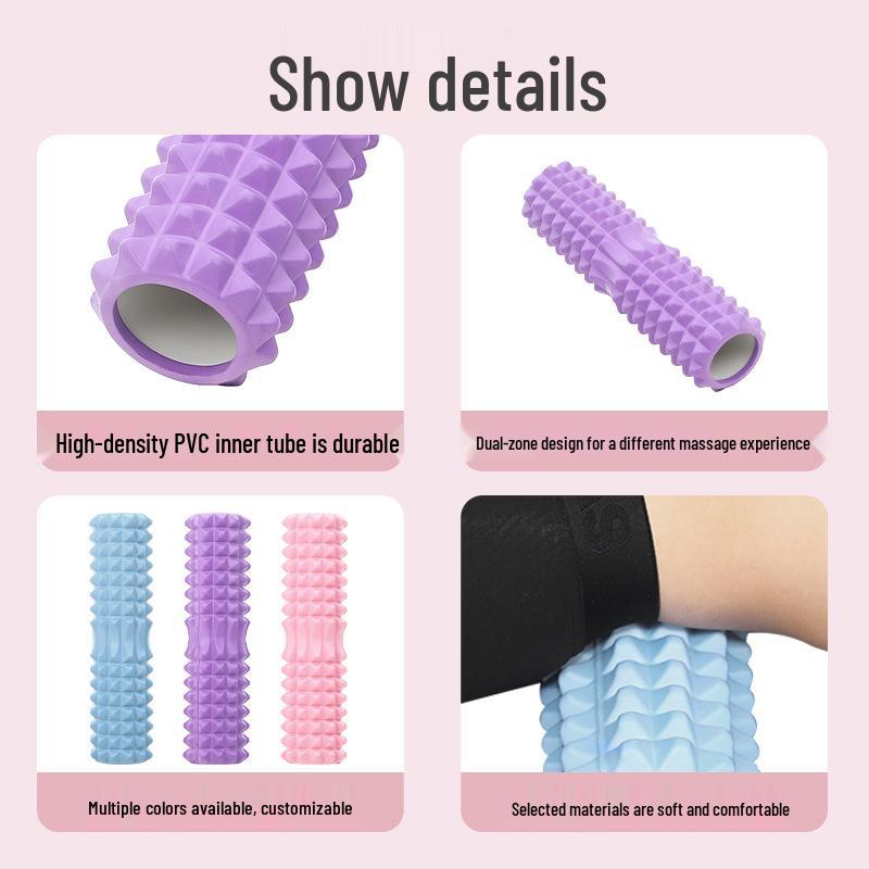 EVA Crescent Yoga Foam Roller for Muscle Relaxation and Massage