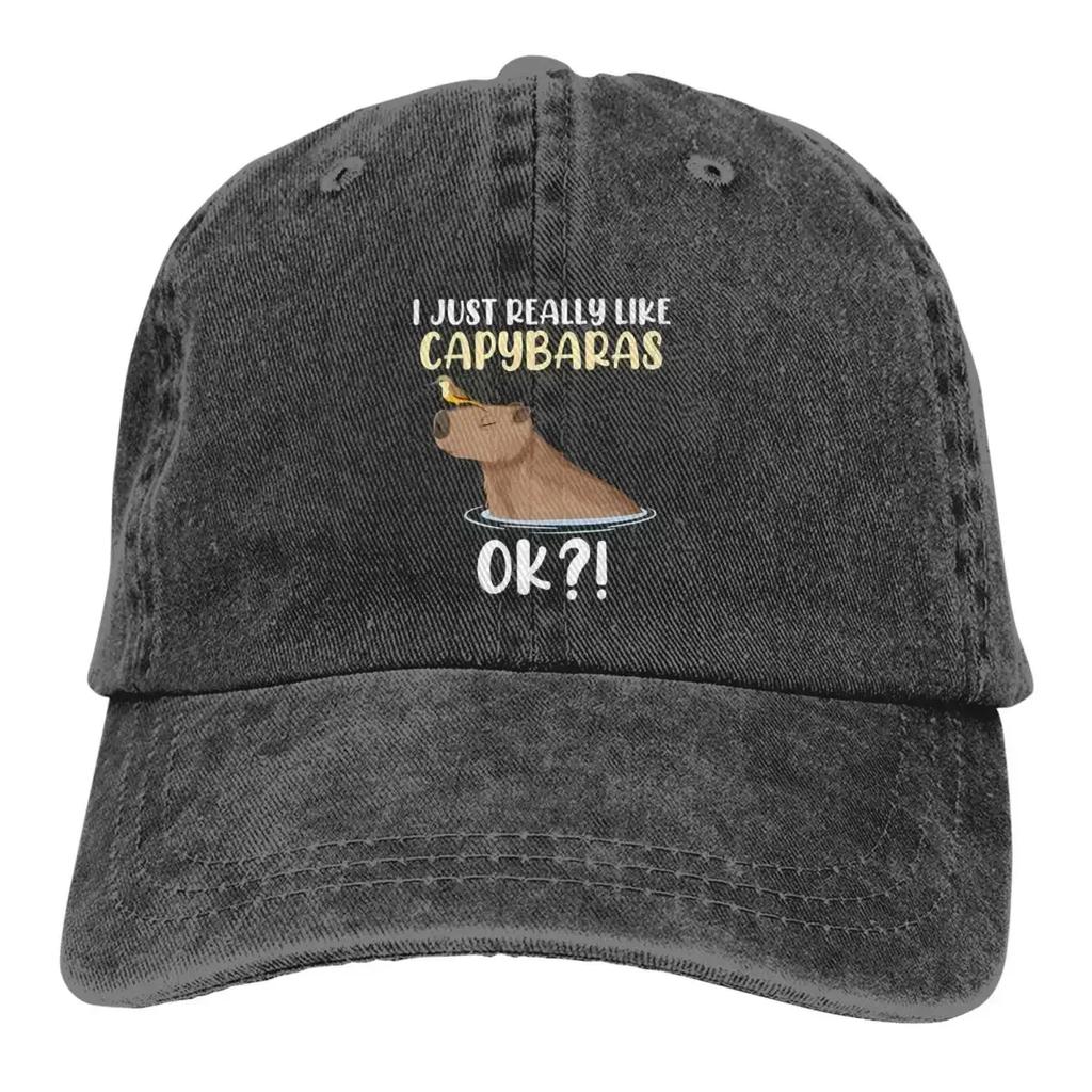 Summer Cap Sun Visor New Products Hip Hop Caps Capybara Cowboy Hat Peaked Hats