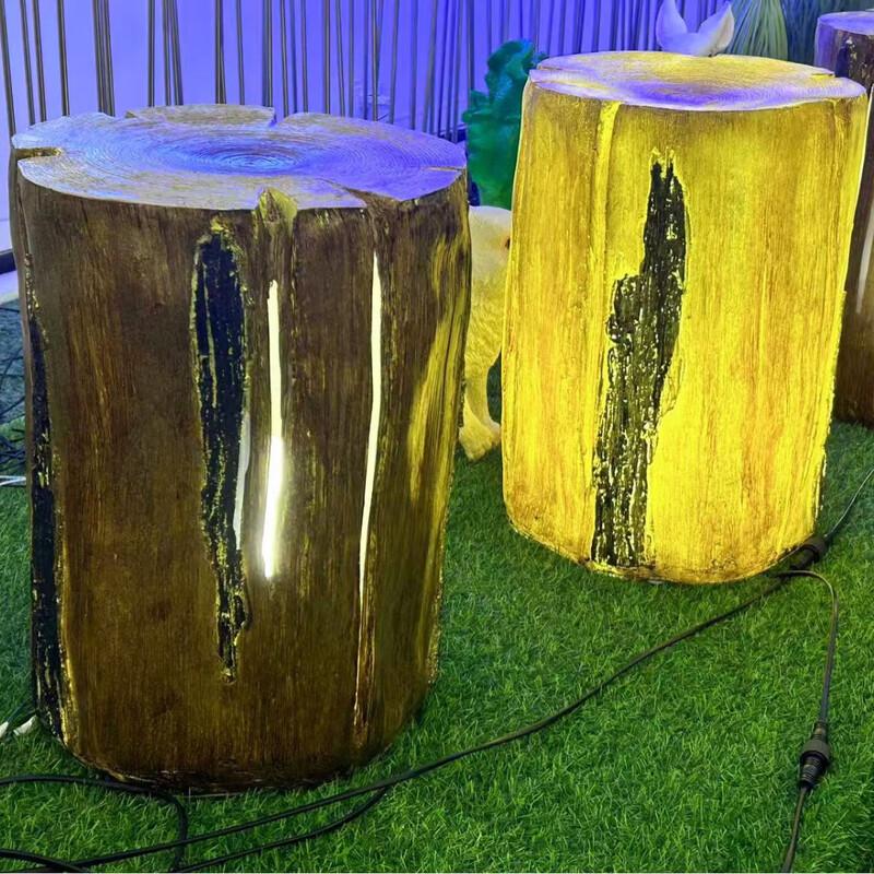UOSULED Outdoor Waterproof Tree Stump Landscape Light