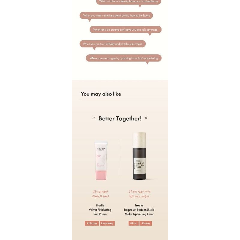 FRUDIA - Bare Skin Foundation Free Sun